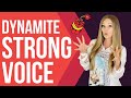 Mix voice exercise for a strong mixed voice