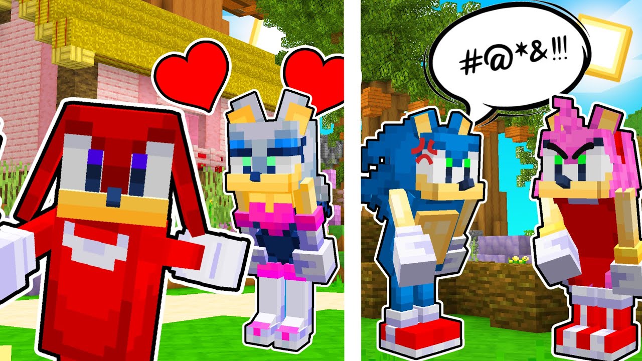 Minecraft Sonic The Hedgehog | SONIC CAMP LOVE DRAMA! [135]