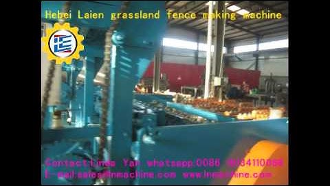 Automatic grassland fence machine /automatic field fence machine