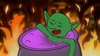 You are a goblin taking a warm bath in a cauldron... ⚔️💜 [ASMR] [medieval fantasy ambience &amp; music]