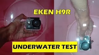 Eken h9r 4k action camera underwater test - 2018