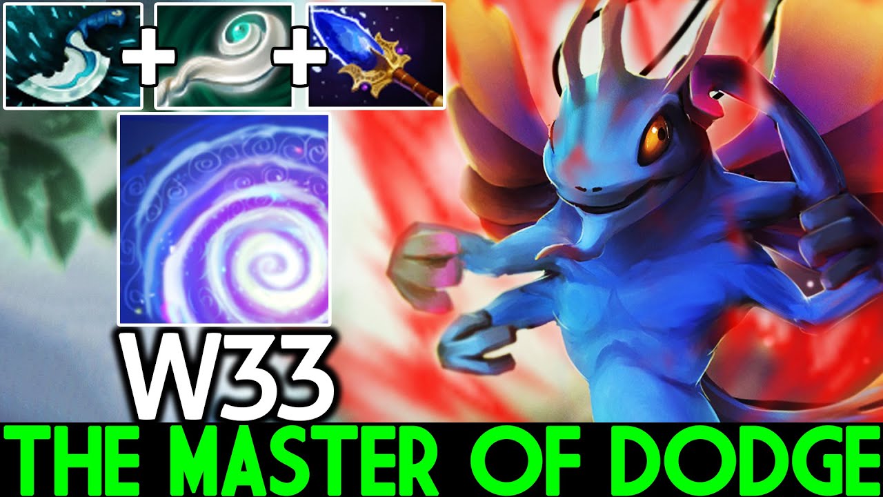 W33 [Puck] Absolutely Crazy Plays Master Dodge Gameplay 7.26 Dota 2