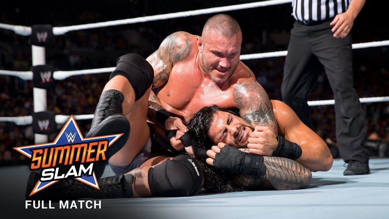 Roman Reigns vs Randy Orton Championship Match YouTube