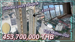 12,3 Million USD Mandarin Oriental River Views Residences Ultra Luxury Penthouse Bangkok For Sale