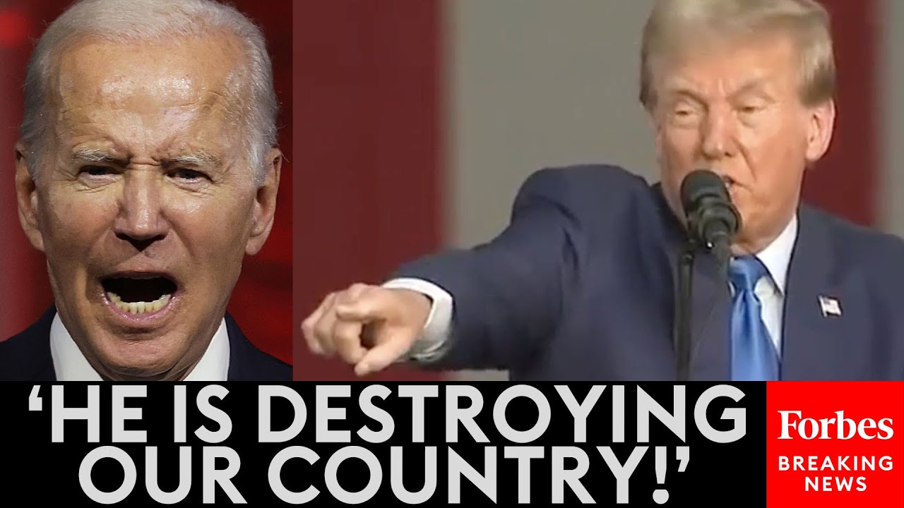 BREAKING NEWS: Trump Lambasts 'Crooked Joe Biden' At Fiery Campaign Rally In Houston, Texas