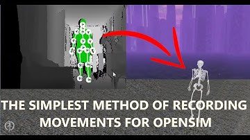 Record Kinect 2 skeleton tracking data to OpenSim without writing code.