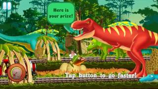 Dinosaur Park Train Race (Gameplay, Walkthrough) screenshot 4