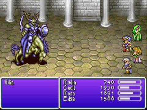 Final Fantasy IV (Advance) - Odin - YouTube