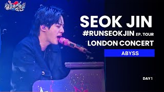 [4K] 250805 BTS JIN - ABYSS | RUN SEOKJIN EP. TOUR in London for Day 1 진 콘서트 BTS 런던 공연 직캠