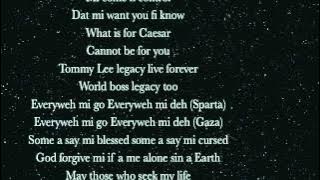 Tommy Lee Spartan Angels MARCH 2013 LYRICS