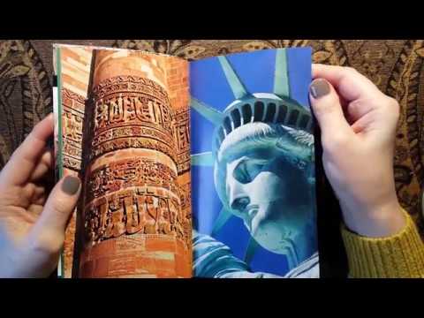 ASMR | Whispered Reading, Gum Chewing & Page Turning | History of the World Book