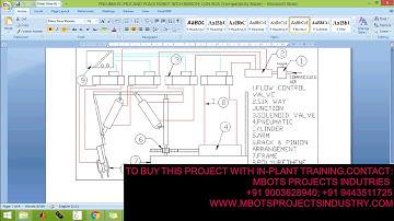 DESIGN AND FABRICATION OF  PNEUMATIC PICK AND PLACE ROBOT WITH REMOTE CONTROL MECHANICAL PROJECT