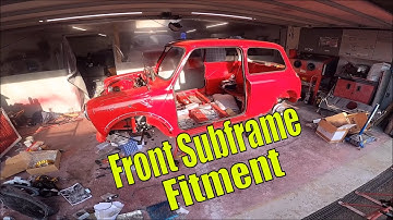 Front Subframe Fitting - ERA Turbo Project Classic Mini Workshop Pt.27