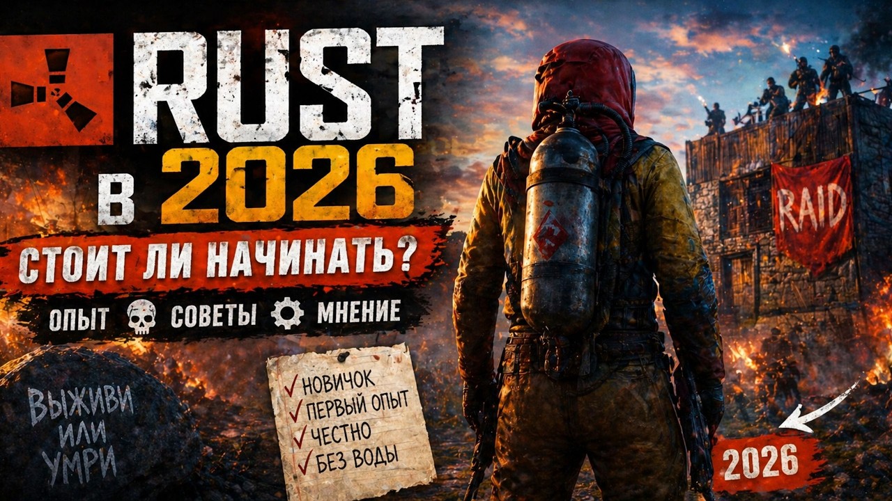 RUST в 2026 — стоит ли начинать? Честный опыт новичка и советы - YouTube