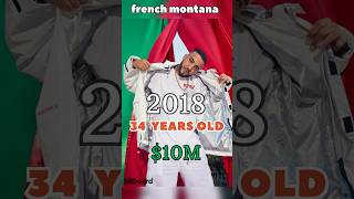 French Montana Net Worth over the years.💸✨ #networth2025 #frenchmontana