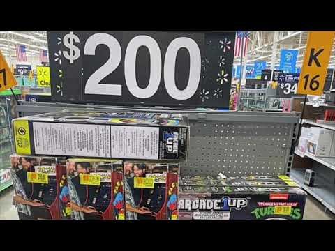 Arcade1Up Pac Man 40th Cheap At Walmart Arcade 1Up Pac-Man Anniversary Edition from rarecoolitems