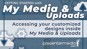 A Quick Look at Using PresenterMedia My Media & Uploads