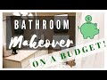 SMALL BATHROOM MAKEOVER ON A BUDGET 2020 || Home Goods Haul & Target Finds!