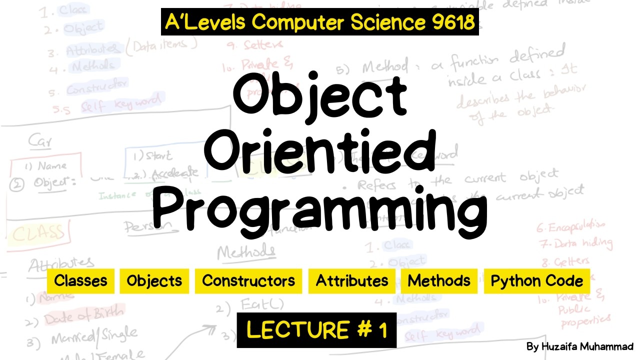 Object-Oriented Programming | Lecture 1/4 | A Level CS | P4 | 9618 ...