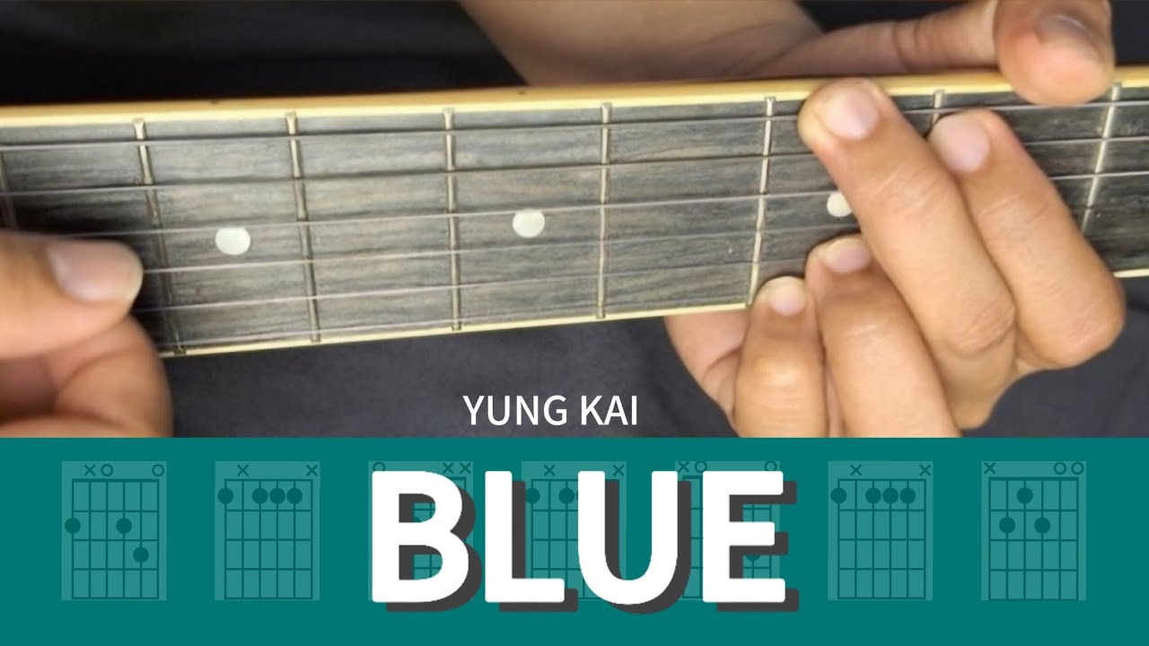 Blue | SIMPLE CHORDS Guitar Tutorial | Yung Kai - YouTube