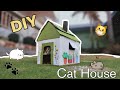 OUR CATS DIY HOUSE #quarantine #diy #cats | NIKKINIKKI