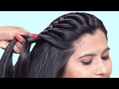 Beautiful Hairstyle For Wedding/party | Hairstyle For Long Hair | Hairstyles | Hair Style Girl