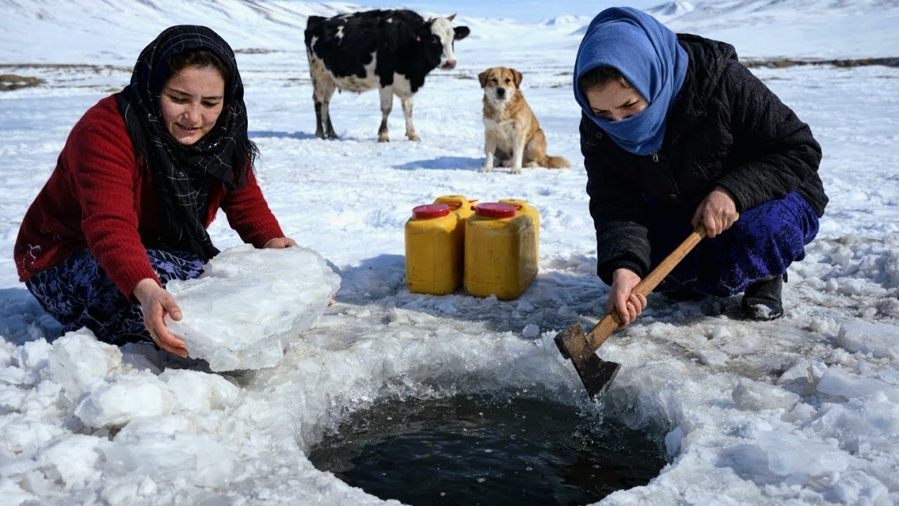 Surviving in houses in harsh and extremely cold nature - Women's Winter Challenges