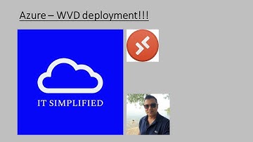 Azure - Windows Virtual Desktop Deployment !!!