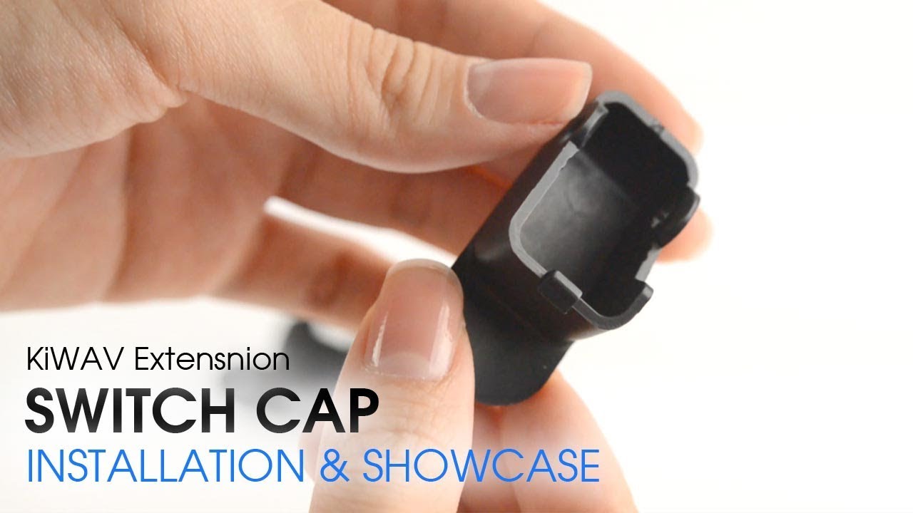 Extension turn signal switch caps black 
