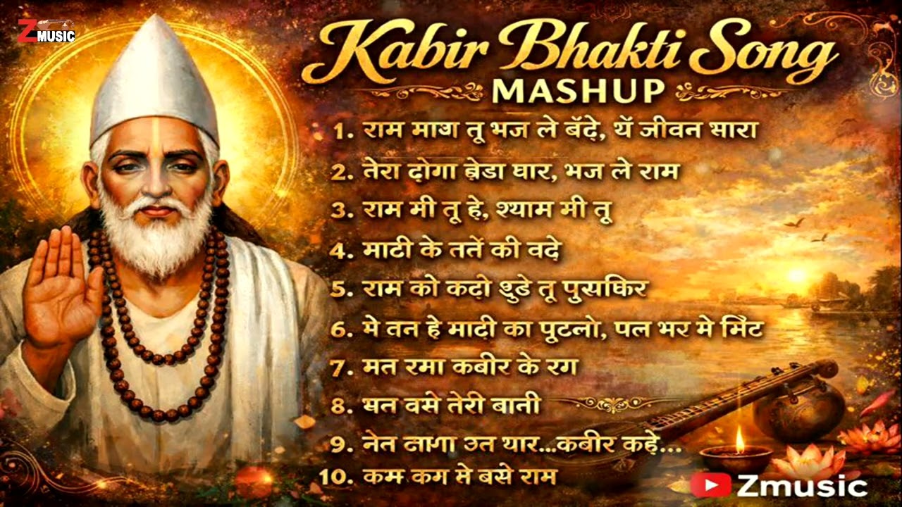 Kabir Bhakti Song Mashup | Nonstop Kabir Bhajan 2025 | मन रंगा कबीर के रंग | Zmusic