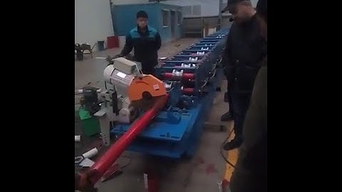 round downspout machine video