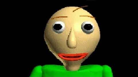 Messing around with Baldis Basics Mod menu