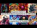 My top 25 most rare  expensive yugioh cards greatest ever on youtube