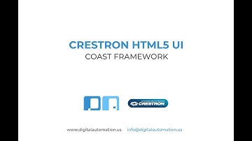 Digital Automation Crestron HTML5 UI