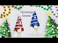 Christmas Gnome | Handmade Christmas Ornaments| Foamiran Ornaments| Glitter Sheet Crafts
