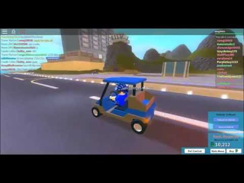 Roblox The Plaza Golf Cart Take Off Youtube - golf cart roblox