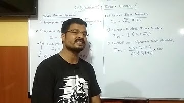 Index number fybcom sem 2