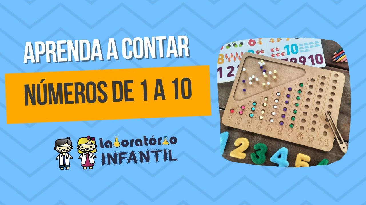Aprender a Contar | Números de 1 a 10 | Laboratório Infantil - YouTube
