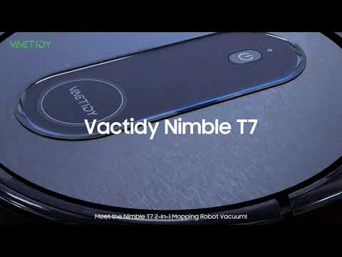 Introducing Vactidy Nimble T7 Mopping Robot Vacuum