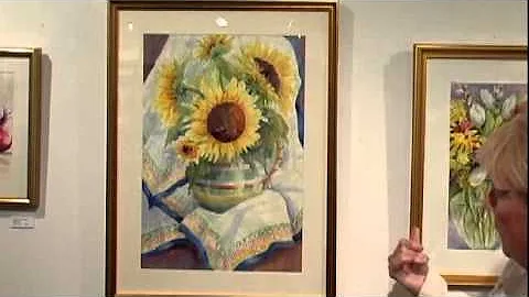 Artist Brenda Hutchinson Watercolor Painting Exhib...