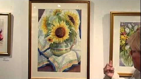 Artist Brenda Hutchinson Watercolor Painting Exhib...