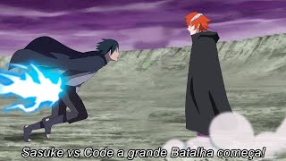 Sasuke aparece e ajuda Boruto e Kawaki vs Code, a última Batalha - Boruto mangá 61