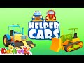 Helper Cars. Cartoon compilation. Cars and trucks for kids.