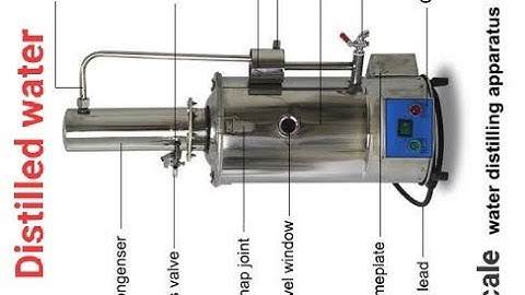 How a Lab scale water distillation unit works? | water distillation apparatus