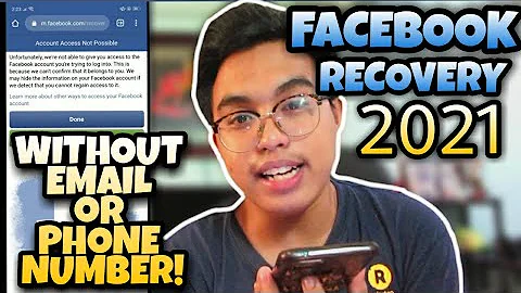 How can I recover my old Facebook account without email and phone number?
