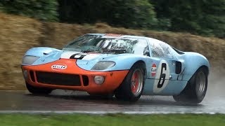 1969 Le Mans WINNING Ford GT40 - AMAZING Off Throttle Sounds!