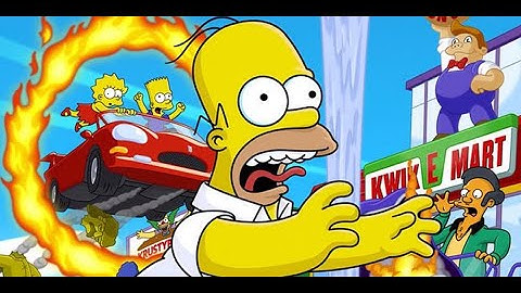 The Simpsons Hit & Run - Level 2 - Bart Goes Downtown