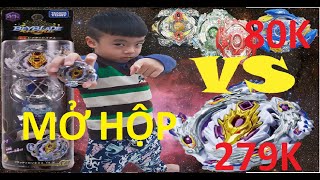 BEYBLADE BRUST - LẦN ĐẦU MỞ HỘP CON QUAY CHÍNH HÃNG 279k, THÁCH ĐẤU CON QUAY 80K VÀ CÁI KẾT .