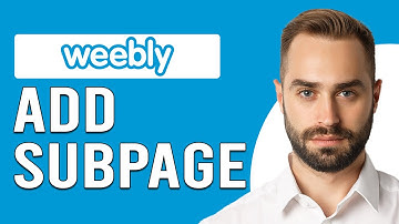 How To Add Subpage To Weebly (How To Create A Sub Page In Weebly)