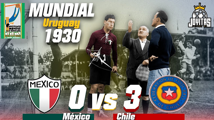 La primera vez que SUDAMÉRICA nos ganó en Mundiales | MÉXICO vs CHILE | Uruguay 1930